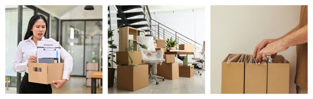 Kartony kapak idealne do przechowywania biurowych akt Uporządkowywanie biura z kartonami Kapak