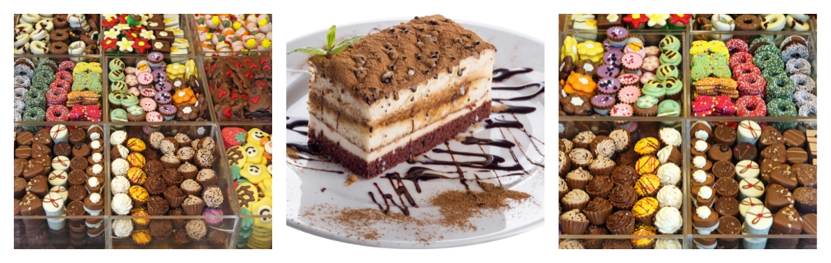 Przysmaki słodkie na podkładach Kapak Wypieki na podkładach Kapak